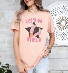 Let's Go Girls Child Shirt, Kids Graphic Tee, Rodeo Graphic Tee, Young Cowgirl Shirt, Kids Country Fashion, Children's W