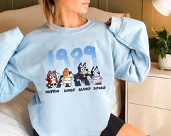 Bluey Taylor 1989 Album Shirt, Bluey Swifties Shirt, Bluey Swift Shirt, The Eras Tour Bluey Shirt, Gift For Swifties.