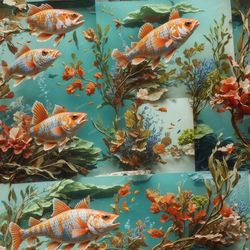 Koi 43 Pattern Tileable Repeating Pattern