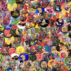 Remember POGS Pattern Tileable Repeating Pattern
