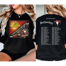 Lynyrd Skynyrd ZZ Top Tour 2024 Shirt, ZZ Top World Tour 2024 Shirt, Lynyrd Skynyrd Tour 2024 Tee, Sharp Dressed Simple