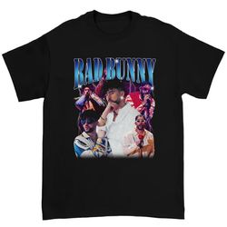 Limited BAD BUNNY Shirt Vintage 90s Grapic Tee Unisex Bad Bunny Un Verano Tshirt Bootleg horror Bad Bunny Sweatshirt