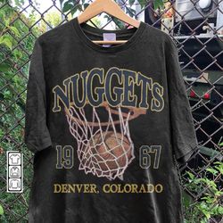 retro denver basketball shirt, nuggets 90s basketball graphic tee, denver basketball retro sweatshirt for women and men