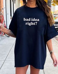 GUTS T Shirt, It's A Bad Idea Right Tracklist Sweatshirt, Bad Idea Right Merch, Gift for her, New Album Unisex Tee