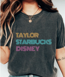 Taylor Swift Shirt, Disney Fan Gift, Coffee Lovers Shirt, Comfort Colors Oversized shirt for Swiftie, Eras Tour