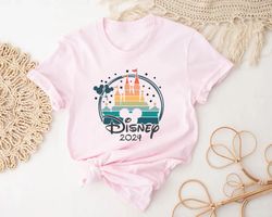 Disney Castle 2024 Shirt, Magic Kingdom Shirt, Disney Family Shirt, Disneyland Shirt, Disney Summer Vacation Shirt, Disn