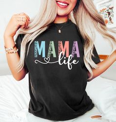 Leopard Mama Sweatshirt, Mama Life Sweatshirt, Mother's Day Gift, Mommy Shirt, Mama Shirt, Gift for Grandma, New Mom Gif