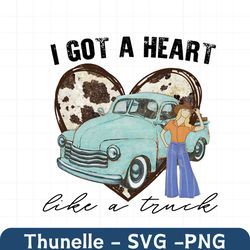 Heart Like A Truck | Western Boho Girl Desert PNG Sublimations, Designs Downloads, Sublimation Download, Design PNGs, Co