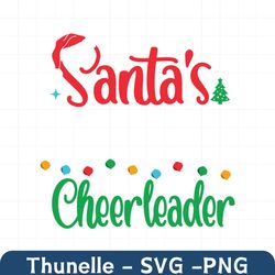 Christmas Cheerleader SVG, Santa's Favorite Cheerleader Svg, Funny Cheerleader Christmas Shirt SVG, Xmas Gifts,Cut Files