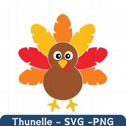 Thanksgiving Turkey ,Instant Digital Download , svg, png, eps and jpg files included