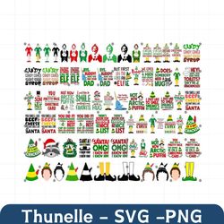 Buddy The Elf Svg, Holiday Movie Files,Svg For Cricut, Buddy The Elf Png,Santa Svg,Pew Pew Grinches Svg