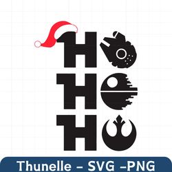 Retro Ho Ho Ho Star Wars Christmas SVG