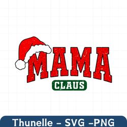 Christmas Mama Claus Santa Hat SVG