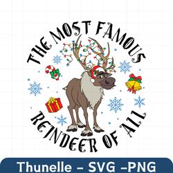 The Most Famoul Reindeer Of All SVG