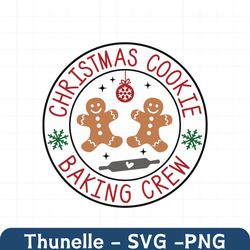 Christmas Cookie Baking Crew SVG