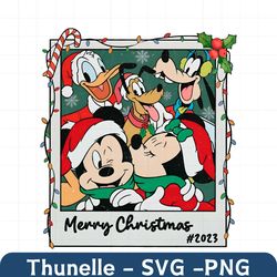 Santa Mouse And Friend Christmas Picture PNG