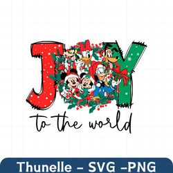 Joy To The World Disney Mickey And Friend PNG