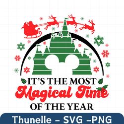 Its The Most Magical Time Of The Year Disney Castle Svg