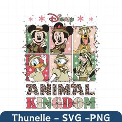 Christmas Disney Animal Kingdom Svg