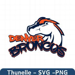 Denver Broncoss Football Svg Digital Download