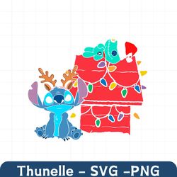 Retro Stitch And Scrump Christmas Lights SVG Cricut Files