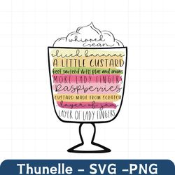 Whipped Cream Friends English Trifle SVG Graphic Design File