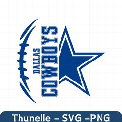 Retro Football Star Dallas Cowboy SVG Graphic Design File