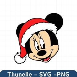 Minnie Christmas Vector Svg, Mickey Ears SVG Mouse png, Disneyland ears svg clipart SVG cut file, Silhouette Cricut desi