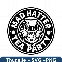 Mad hatter SVG, easy cut file for Cricut, Layered by colour