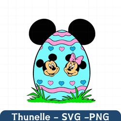 Mickey And Minnie Happy Easter Day Svg, Easter Day Svg, Easter Day Mickey Svg, Micky And Minnie Easter Svg, Easter Eggs