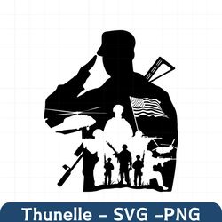 US Soldier Svg File | Military Svg | Veteran Soldier Svg | US Flag | Soldier Cut File | Military Png | US Soldier for Cr