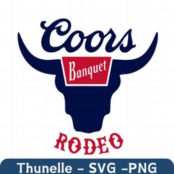 Unofficial Coors Banquet Rodeo Beer Logo Coors Light Svg, Trending Svg, Can Tshirt, Tumbler SVG, DXF, PNG, Cut Files Vec