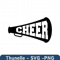 Cheer Megaphone SVG, Cheer Megaphone Svg File, Cheer Megaphone DXF, Cheerleader Megaphone PNG, Cheer Megaphone Svg Files
