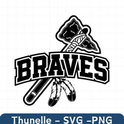 Retro Braves Chop On Baseball MLB Team SVG
