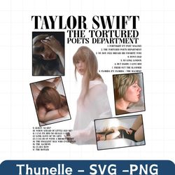 Retro Taylor Swift The Tortured Poets Department PNG