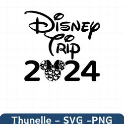 Retro Disney Trip 2024 Minnie PNG