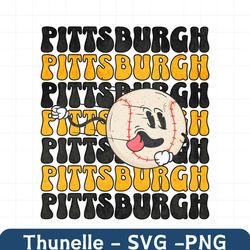 Funny Pittsburgh Baseball MLB Team PNG