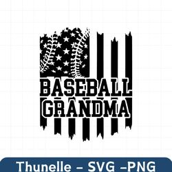 Baseball Grandma SVG, Baseball Grandma PNG
