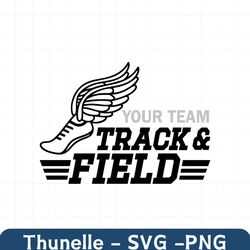 Track and Field SVG and PNG, Running Svg, Mom Track Svg, Track Wings