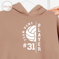 Volleyball Team svg, Personalized Template, Volleyball mom Png, Volleyball shirt svg, Cut File, Iron On, Cricut