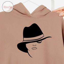 Woman Hat svg, Classic Fashion Style design, Headwear, Diva Glamour, Fabulous SVG, PNG, JPG, Vector Clipart, files for C
