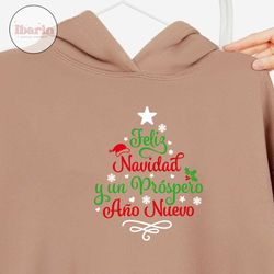 Spanish Christmas SVG, Feliz Navidad svg, Spanish SVG Cut and Vector Files for Cricut, Prspero Ao Nuevo, Arbol de Navida