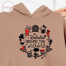 Drinking Around The World Svg Png, Layered Mouse Snack Christmas Svg, Drinking Around The World Png, Svg Files For Cricu