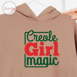 Creole Girl Magic SVG Cut File, Girl Magic Svg, Creole Girl Queen Svg, Magic Girl Svg, Afro Women Quote Design, TG 00199