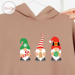 Three Christmas gnomes svg, christmas gnome svg, 3 gnomes svg, three gnomes, santa hat, christmas svg, holiday svg, wint