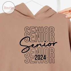 Senior 2024 SVG, Class of 2024 SVG, Graduation 2024 SVG, High School Shirt Svg, University Silhouette Png Eps Cut Digita