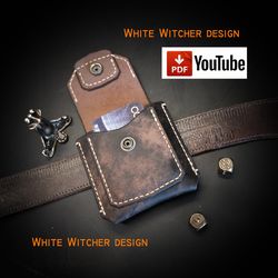 Leather pattern - Belt Pocket / PDF - EDC46