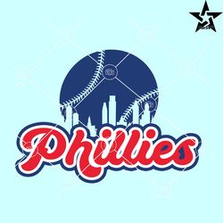 Phillies Baseball SVG, Philadelphia Phillies svg, MLB team SVG