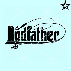 rod father svg, fishing hook svg, the rodfather svg, dad svg, fishing dad svg, fisherman svg