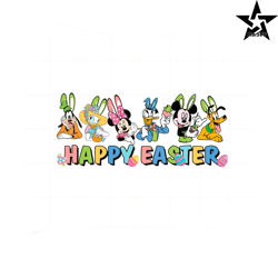 Happy Easter Easter Bunny Disney Friend SVG Graphic Designs Files